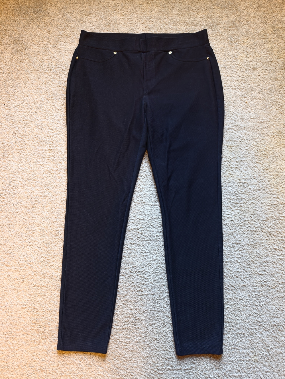 MICHAEL Michael Kors Navy Ponte Skinny Pants